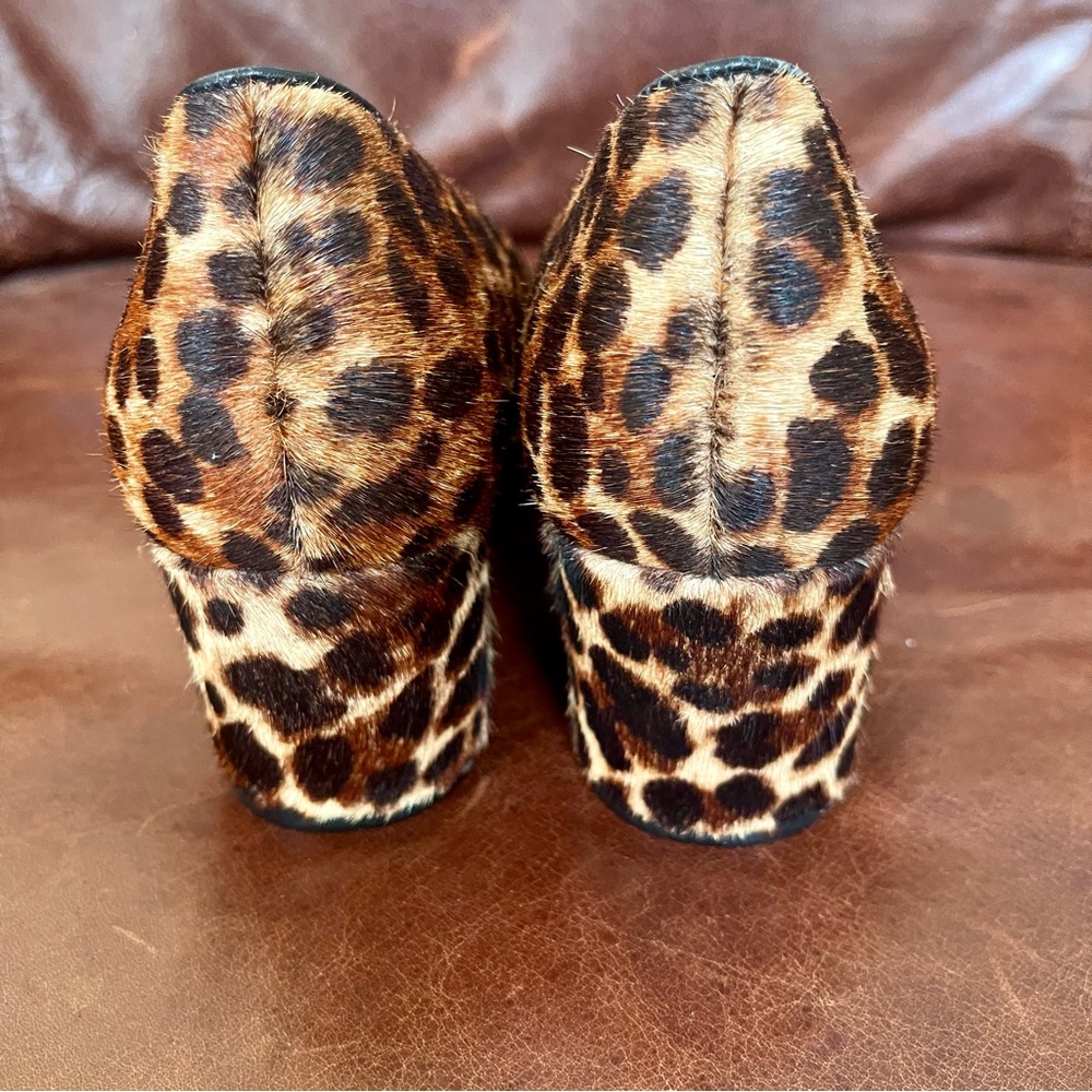 Talbots Genuine Leather & Block Heel Pumps Size 7.5 - Picture 5 of 13